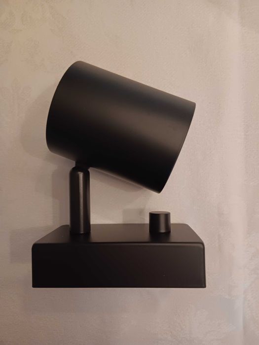 Candeeiro de parede NIMANE preto do IKEA