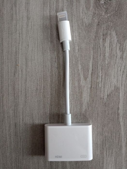Adapter przejściówka Lightning na cyfrowe AV