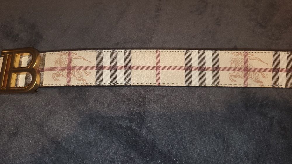 Pasek Burberry stara kolekcja unikat