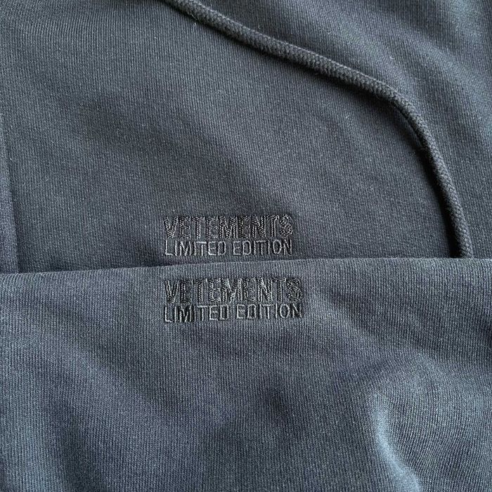 Vetements Fitted Tts Zip Hoodie