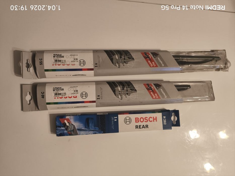 Wycieraczki samochodowe, pióra BOSCH