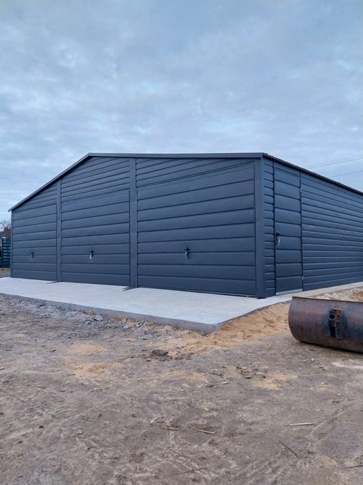 Garaż blaszany nowoczesny na wymiar