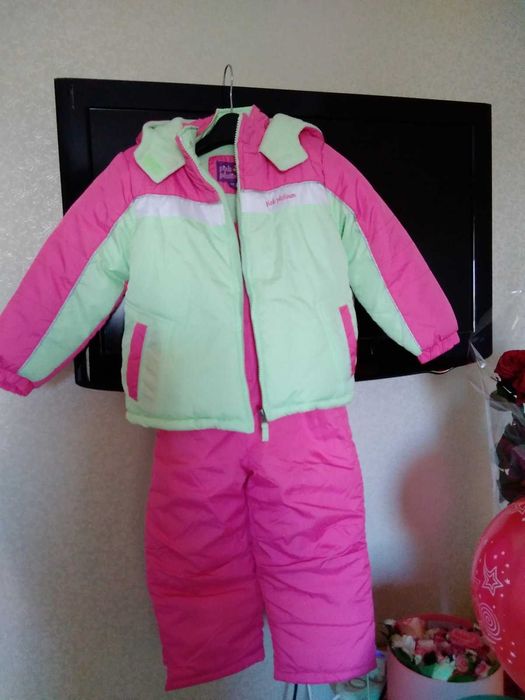набор зимний комбинезон курточка и комбез