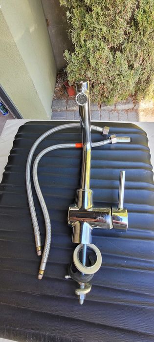 Bateria Umywalkowa z Sitkiem Ikea Lundskar Chromowana