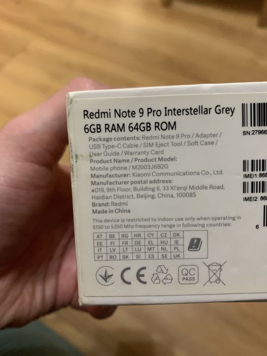 Redmi Note 9 Pro