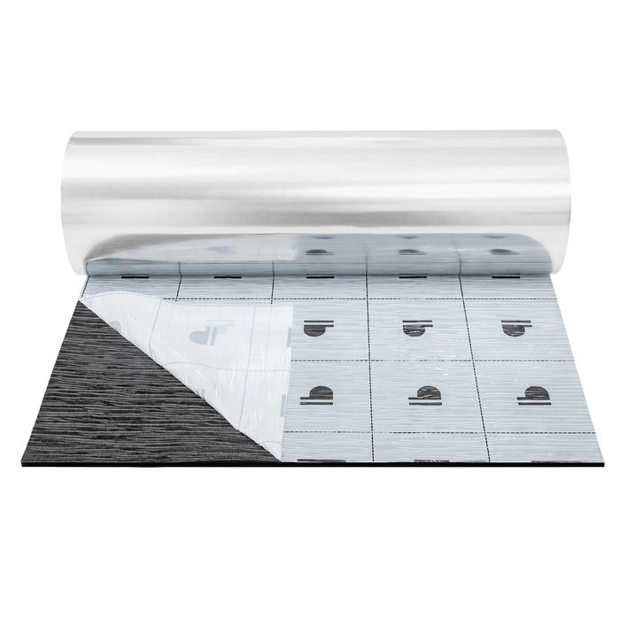 Pianka kauczukowa wygłuszająca izolacyjna Bitmat K9s F-Alu 9mm 50x100 cm