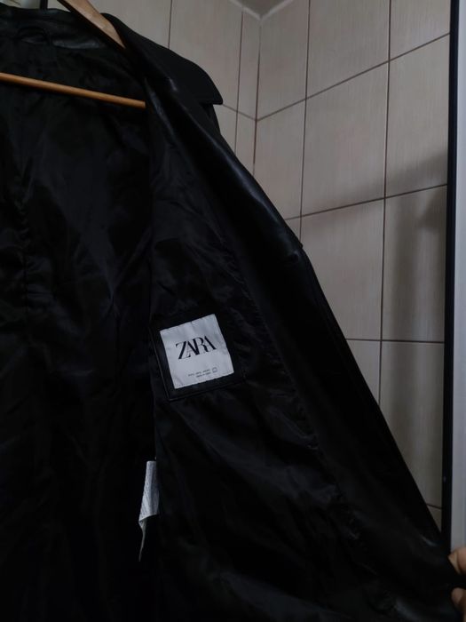 płaszcz kurtka XL płaszczyk damskie Zara premium ekologicznie skórza