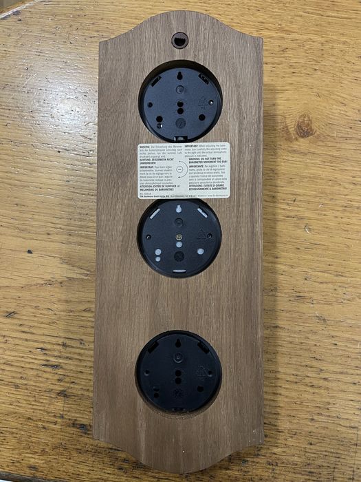 Estação meteorológica parede madeira - NOVO