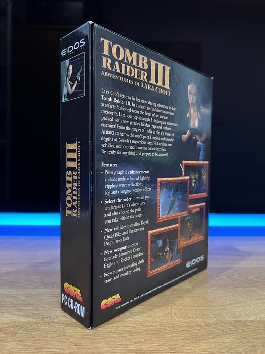 Tomb Raider III 3 (PC EN 1998) BIG BOX angielskie premierowe wydanie