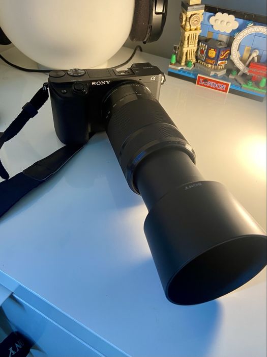 Lente Sony 55-210mm f/4.5-6.3 OSS – Muito Bom Estado