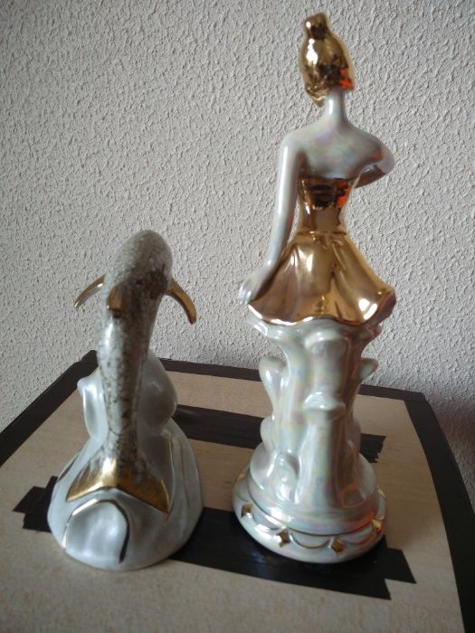 4 estátuas vintage lindíssimas