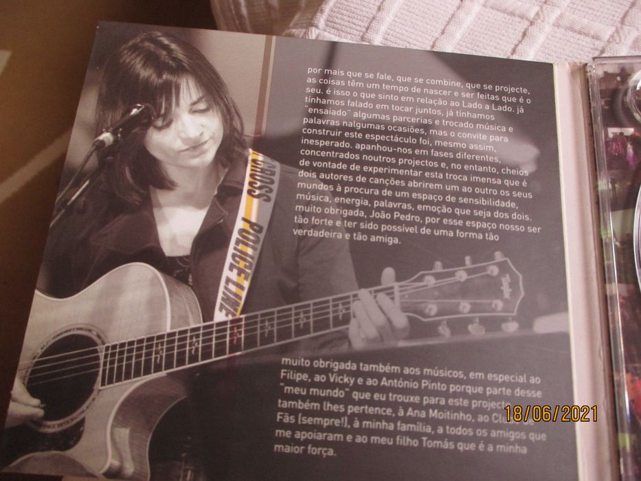 cd - Mafalda Veiga e João Pedro Pais - lado a lado