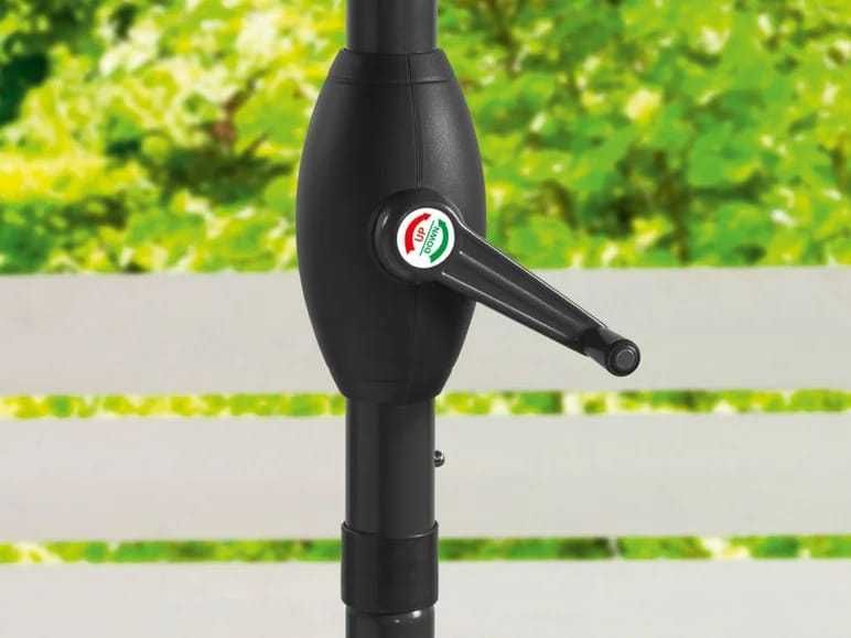 Parasol kremowy składany Livarno