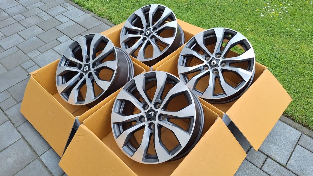 Nowe Alufelgi 5x114,3 R17 Renault Megane IV Kadjar Captur Kangoo Trafic Talisman Duster Nissan Qashqai Juke