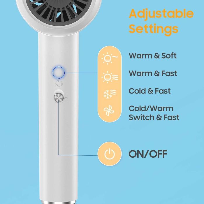 Suszarka do Włosów DEWILY MT-1800 W Jonizacja