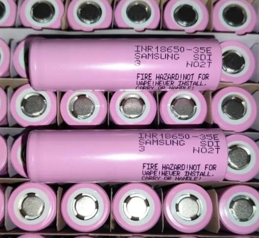 Новые аккумуляторы Samsung 35-E (18650) ёмкость 3500 mAh