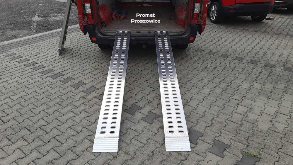 Najazdy Aluminiowe LOHR lekkie do 600kg - Podjazdy pod Quad Traktorek