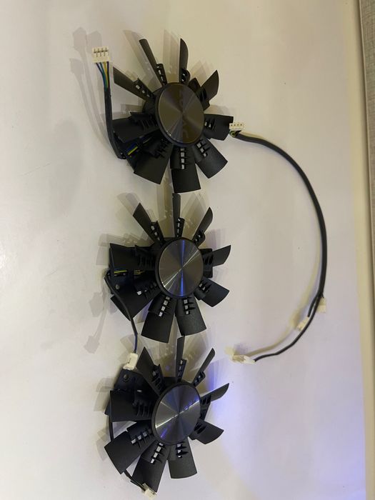 Кулеры вентиляторы Zotac GTX 1070 1070ti 1080 GA92S2U 87мм комплект 3ш