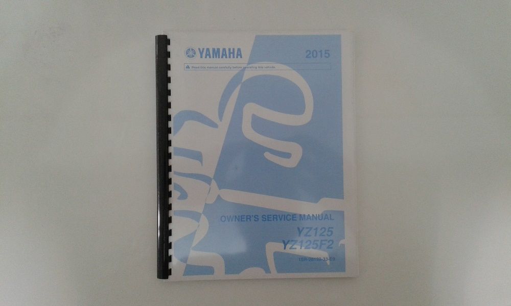 Yamaha YZ125 Manual Instruções 2015