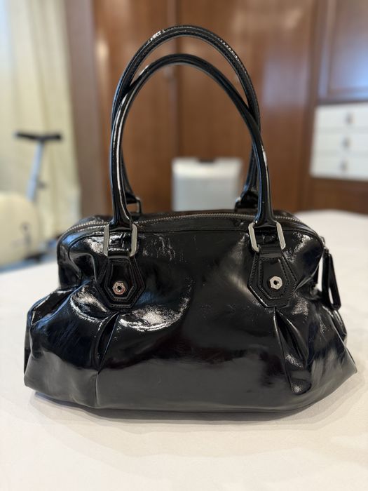 Велика лакована сумка GF Ferre в гарному стані! Оригінал!