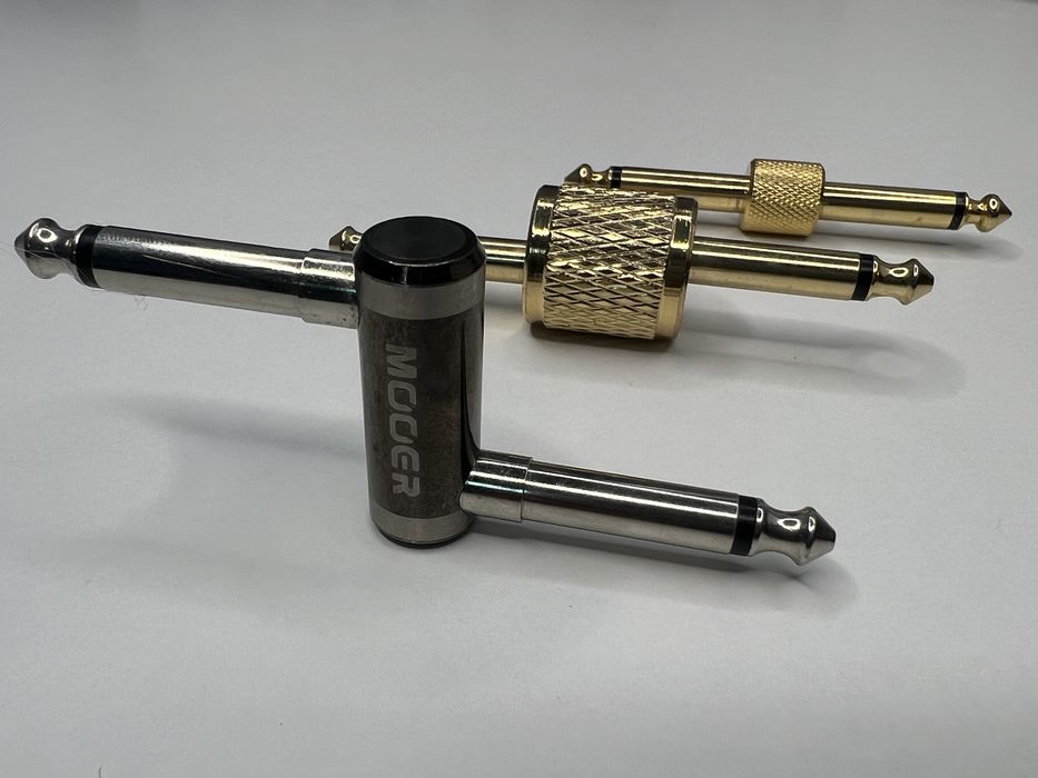 Conjunto de 3 Conectores de Jack para Pedais de Guitarra