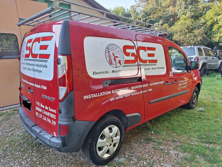 Renault Kangoo  MAXI LONG  L2 90KM bagażnik dachowy klima 3 osobowy mały przebieg