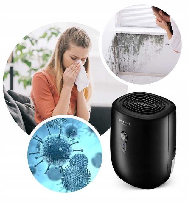 UNIWERSALNY automatyczny osuszacz powietrza pochłaniacz wilgoci cichy