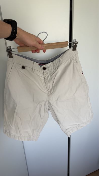 Spodenki Męskie Chino Tommy Hilfiger W32 Beżowe