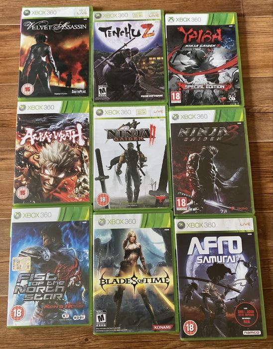 Диски на XBOX: FIFA 19, Splatterhouse Castlevania Mortal Kombat Tekken Evil Dead, Silent Hill, Dino Crisis, FarCry Red Alert 3, Hitman Mafia AFRO