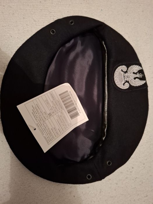 Beret Czarny MON rozmiar 55.