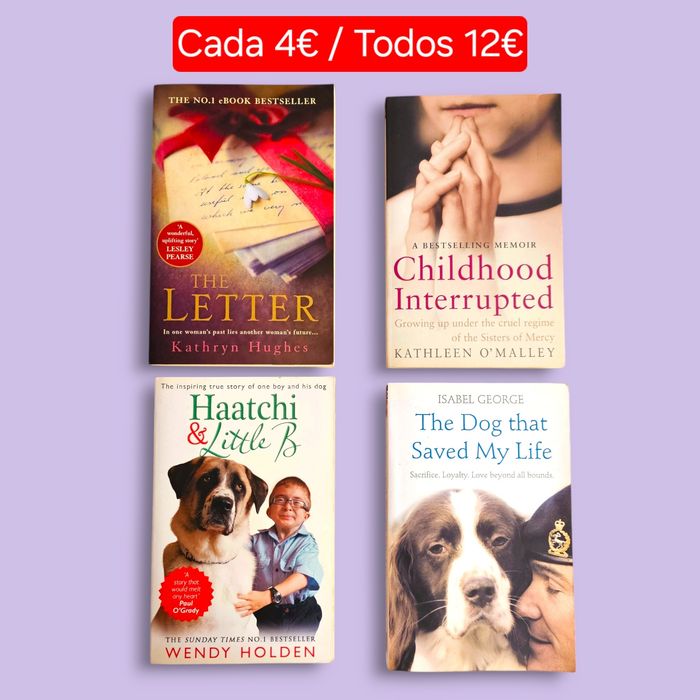 Livros Romance e Histórias Reais (em Inglês)