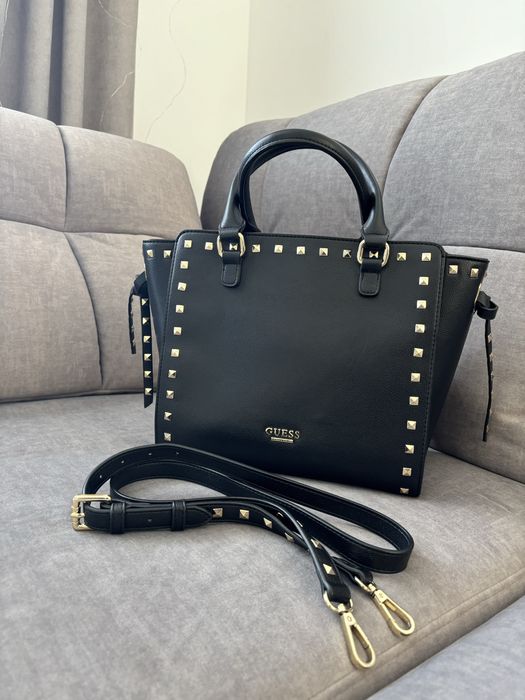 Сумка guess оригінал чорна фірмова жіноча
