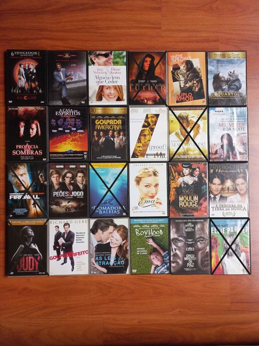 139 Dvds Originais 2€