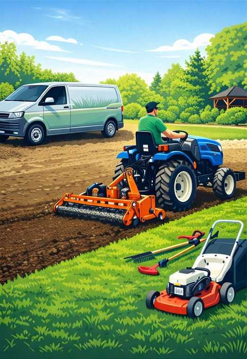 Glebogryzarka Separacyjna – Przygotowanie terenu pod trawnik