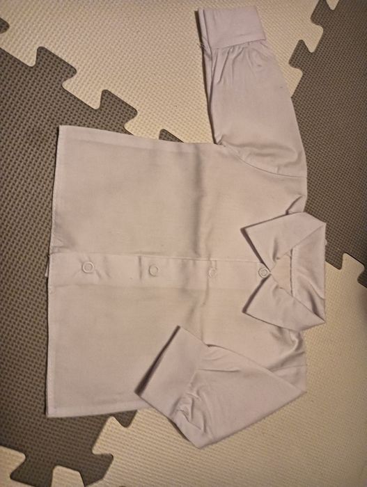 Komplet do chrztu dla chłopca. r.62 elegancki zestaw