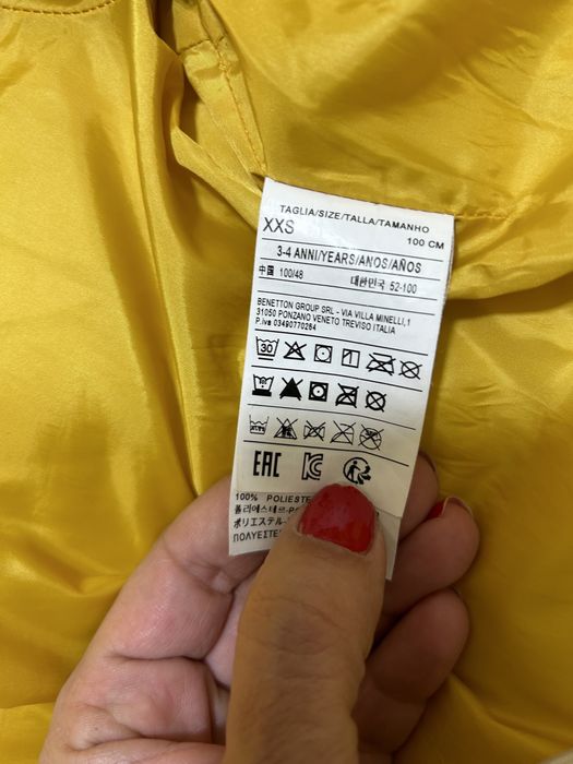 Casaco benetton 3/4 anos