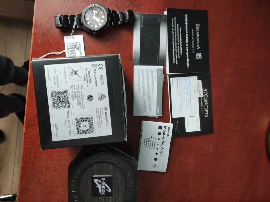 Zegarek casio g-shock GST B-500B D-1A9ER solar, bluetooth,gwarancja
