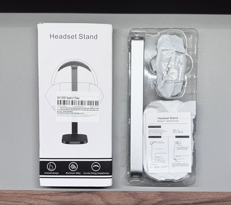 Підставка для навушників з бездротовою зарядкою подставка для наушнико