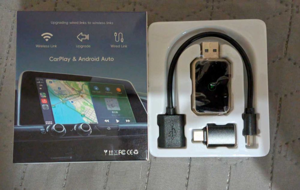 Бездротовий адаптер carplay & android auto: 320 грн. - Кабели