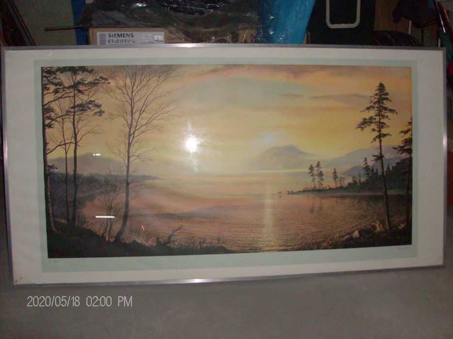 paisagem em quadro
