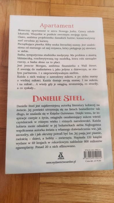 Książka Apartament Danielle Steel