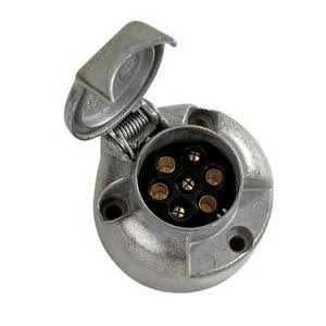 Bola de engate reboque 50 mm/Tomada de reboque c/7pinos em alumínio