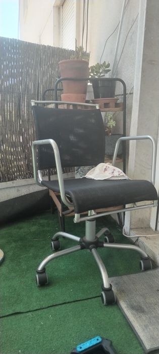 Cadeira escritório alumínio