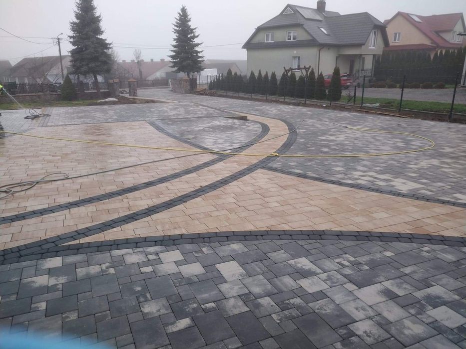 Układanie kostki brukowej