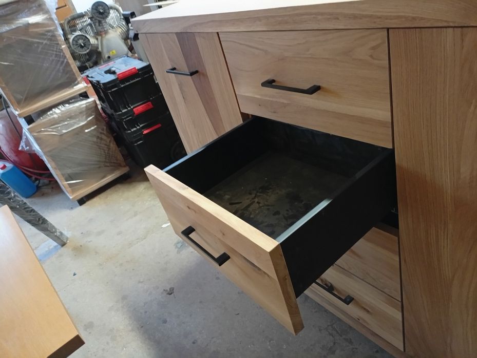 Komoda dębowa. Dąb belkowy/ loft