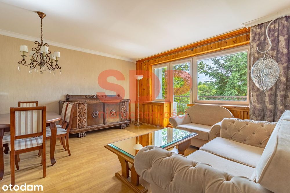 49 m2 | 2 pokoje z osobną kuchnią | Balkon loggia z widokiem na zieleń