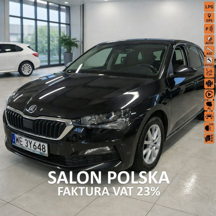 Skoda Scala 2021 LPG Salon Polska 1Właściciel GWARANCJA 40.650 Cena Netto LPG