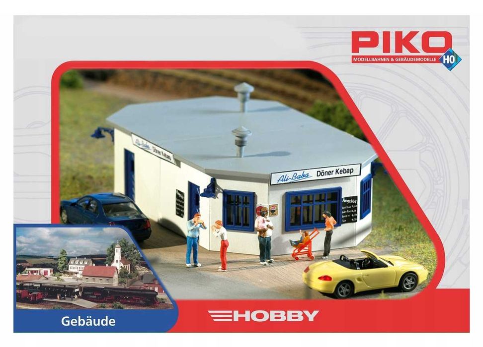 PIKO - Kebab Alibaba - H0 1:87 - Restauracja bar na makietę