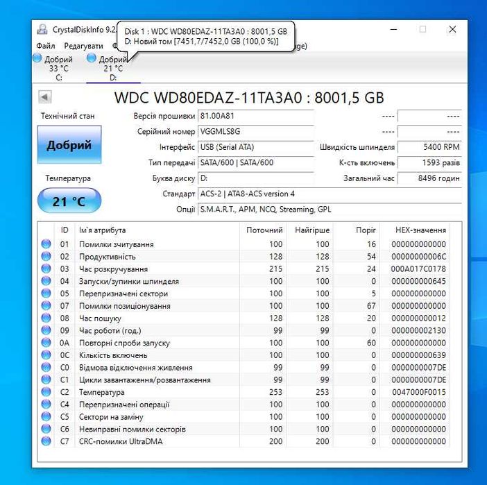 Зовнішній жорсткий диск Western Digital (WD) Easystore 8 tb