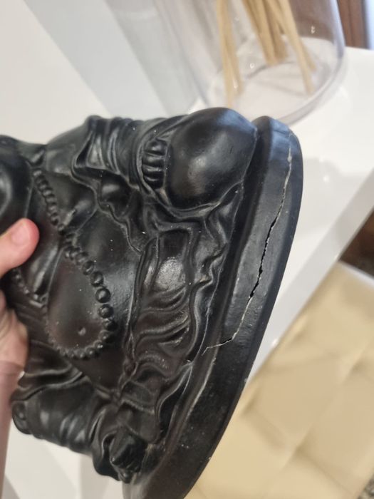 Estátua Buda em preto